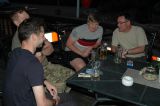 Ablschbier auf der Terasse