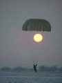 Sunset-Jump im Winter