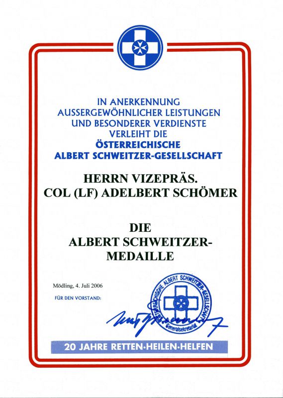 albert-schweitzer-medaille