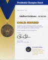 Presidential Champion GOLD Award 