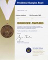 Presidential Champion BRONZE Award 
