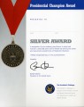 Presidential Champion SILVER Award 