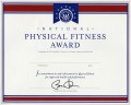 National Physical Fitnes Award Document