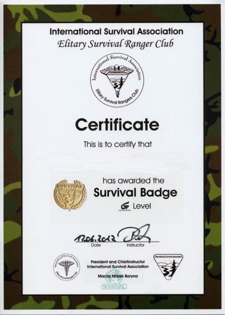 survival-badge-in-gold-document