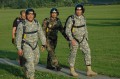 American-French go jumping