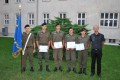 Gruppenfoto mit der EMFV-Fahne