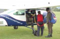 Boarding at Cessna 182