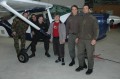 Einweisung in die Absetzmaschine Cessna 182