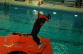 Aufwinschen aus der Rettungsinsel            