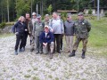 Gruppenfoto vor der Mitteralm 1200 m