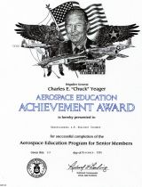 Chuck Yeager Aerospace Education Medal 