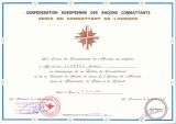 CROIX DU COMBATTANT DE L`EUROPE