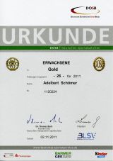 Das Deutsche Sportabzeichen 2011