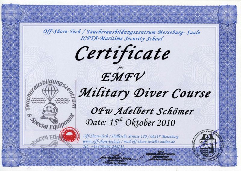 military-diver-course
