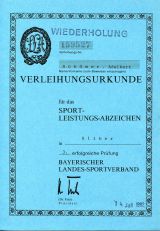 Bayern-Sport-Leistungsabzeichen in SILBER