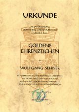 Das goldene Ehrenabzeichen